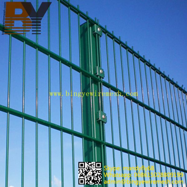 Powder Coated Twin Wire Fence Double Wire Mesh Fencing