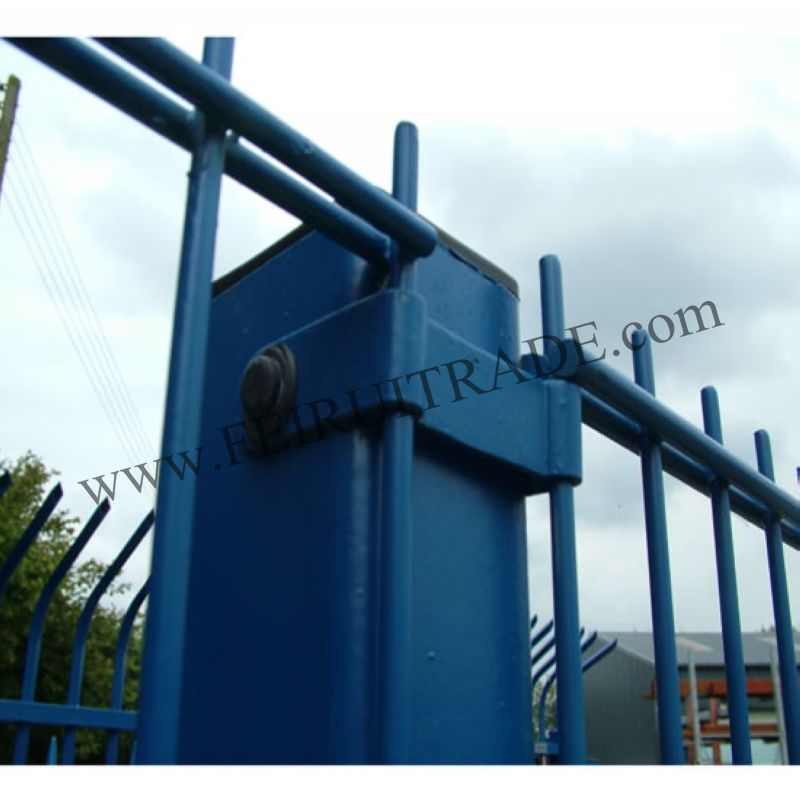 Galvanized Double Wire Fencing / PVC Coated Twin Wire Fencing (ISO9001: 2008)