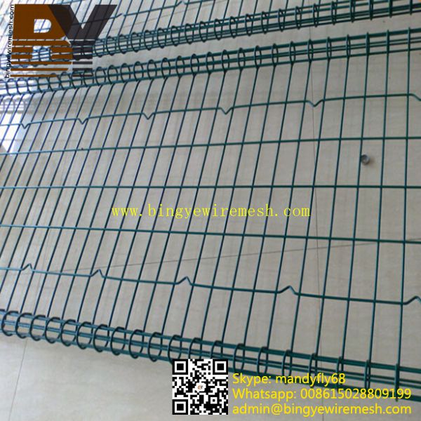 Powder Coated Garden Fence Double Circle Wire Fence