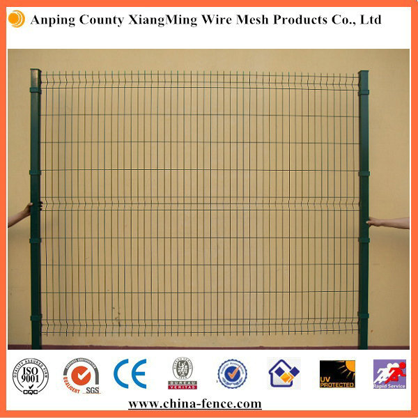 Powder Coated Bending Security Garden Wire Mesh Fence Hot Sale