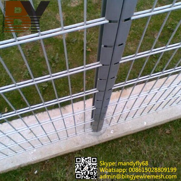 Double Welded Wire Mesh Fence Panels Twin Wire Fencing