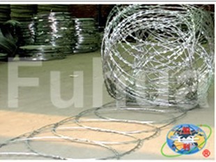 Bto-10 Hot DIP Galvanized Razor Wire Flat Wrap