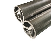 Trapezoidal galvanized wire wedge wire water filter screen tube